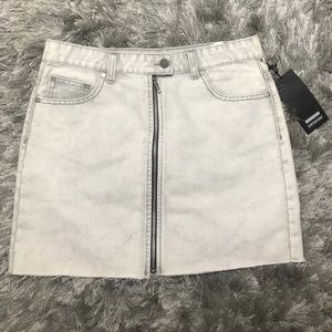 Dr. Denim shirt with zipper/button